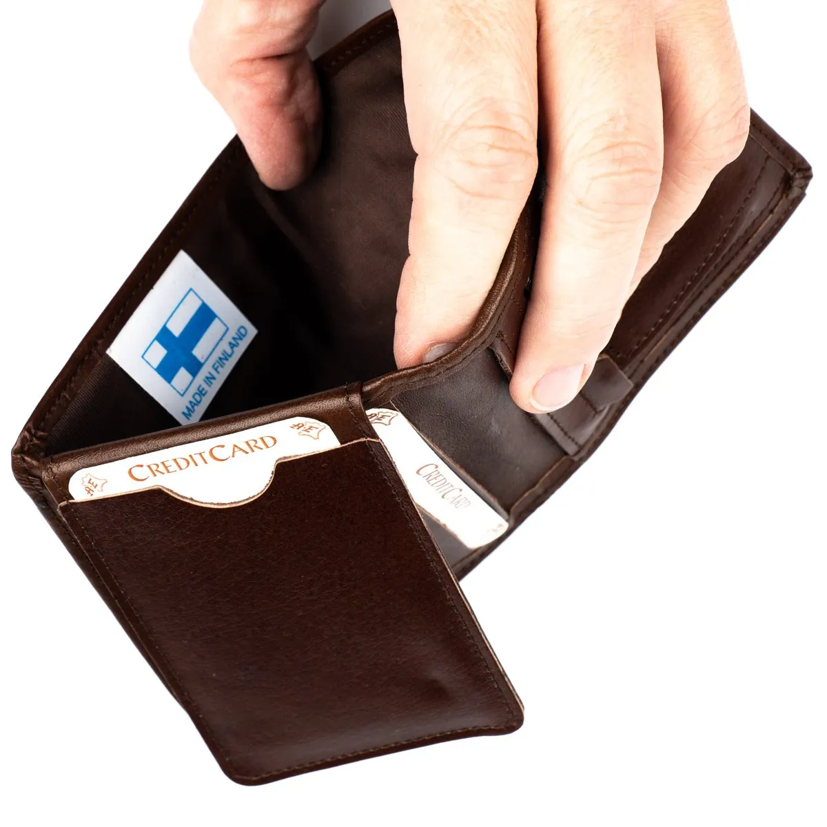 A. Eriksson kotimainen nahkalompakko - Image 2